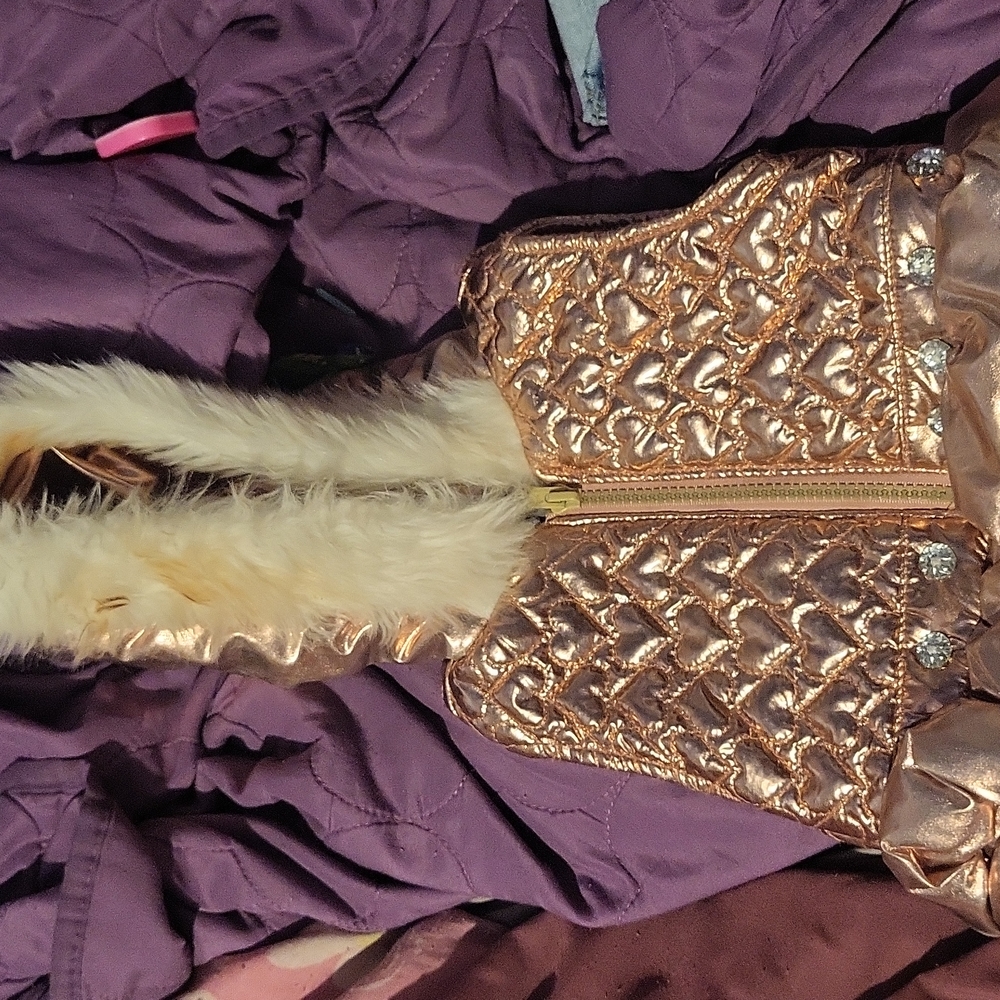 Rose gold size 12 month baby vest